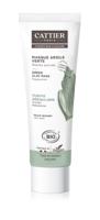 Cattier Groene klei masker munt 100 Milliliter - thumbnail