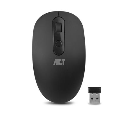 ACT AC5110 Draadloze Muis | 1200 DPI | Nano Ontvanger | Zwart