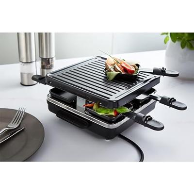 DOMO DO9147G Raclette apparaat 4 personen - Zwart