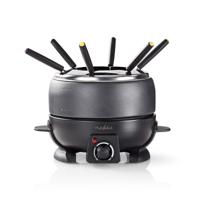 Nedis Fondueset | 6 Personen | 2.3 l | Regelbare temperatuur | 800 W | 1 stuks - FCFO110EBK6 FCFO110EBK6 - thumbnail