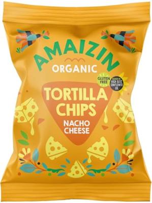 Corn chips nacho bio 150 Gram