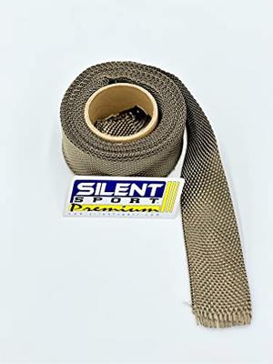 SILENT SPORT hitzeschutzband heat protection tape sp 10mx50mm oliv SILENT SPORT hitzeschutzband heat protection tape sp 10mx50mm oliv