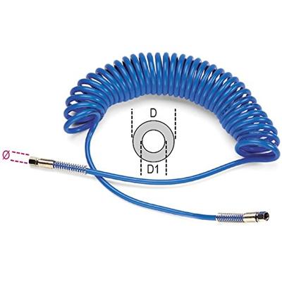 Beta Polyuretheen spiraalslang, 95 Shore, uittrekbaar tot 12 meter 1915C 8X12 - 019150015