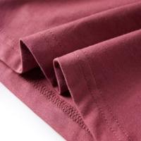 Kindershirt met lange mouwen dinosaurusprint 140 donkerrood - thumbnail