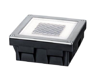 Paulmann 93774 Cube Inbouwlamp op zonne-energie Energielabel: A (A - G) 0.24 W Warmwit RVS, Helder