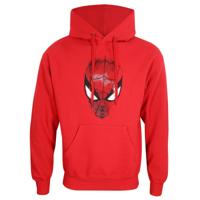 Unisex Hoodie Spider-Man Spider Crest Rood - Maat: M - thumbnail