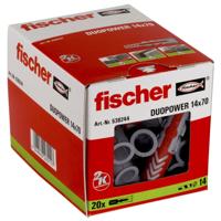 Studs Fischer DuoPower 538244 Ø 14 x 70 mm Nylon (20 Stuks) - thumbnail