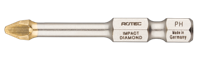 Rotec IMPACT Schroefbit PH 2 | L=50 | E6.3 | DIAMOND | 2 stuks - 817.03022 - thumbnail