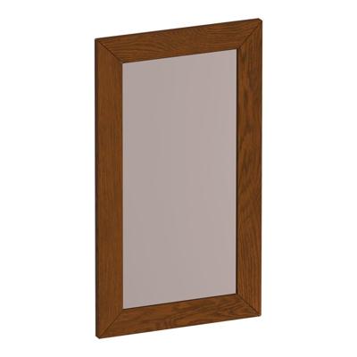 Brauer Citrine Spiegel - 40 cm - Rechthoekig - Lamellen - Eiken Bruin