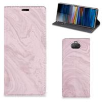 Sony Xperia 10 Plus | Standcase | Marble Pink - Origineel Cadeau Vriendin - thumbnail