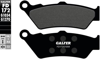 GALFER remblokken "fd172" brake pad fd172 g1054 organic