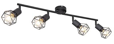Globo Design plafondlampXara I 4-lichts zwart - 54802S-4