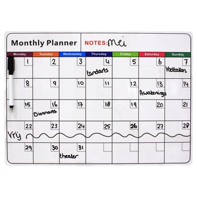 Lowander Familieplanner - Maandplanner Whiteboard