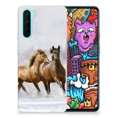 OnePlus Nord | TPU Hoesje | Paarden OnePlus Nord | TPU Hoesje | Paarden