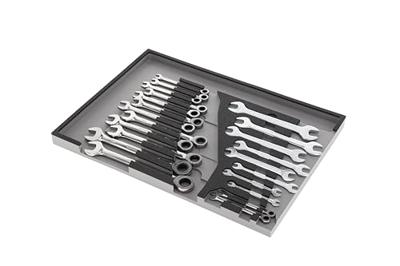 Gedore RED 3301687 R22350006 Steek-ringratelsleutelset Sleutelbreedte (metrisch) 07 - 29 mm - thumbnail