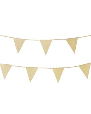 HEMA Vlaggenlijn karton goud 4m