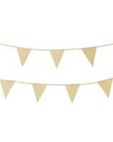 HEMA Vlaggenlijn karton goud 4m - thumbnail