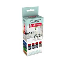 Talens art creation glas & porselein transp. 4x30ml blauw - thumbnail