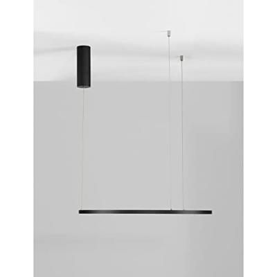 Lyora Ronde hanglampTarquin zwart Ø 60cm - 9345601