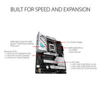 Asus ROG STRIX B650-A GAMING WIFI Moederbord Socket AMD AM5 Vormfactor ATX Moederbord chipset AMD® B650 - thumbnail
