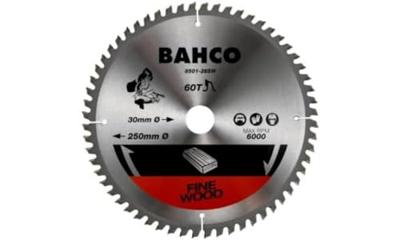 Bahco Cirkelzaagblad | hardmetaal tanden | voor verstekzagen | voor hout | 60 TPI | 30 mm x 305 mm - 8501-305-30-60SW Bahco Cirkelzaagblad | hardmetaal tanden | voor verstekzagen | voor hout | 60 TPI | 30 mm x 305 mm - 8501-305-30-60SW