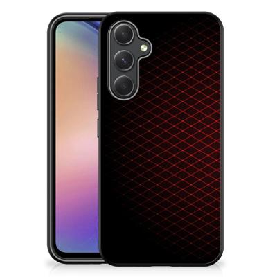 Samsung Galaxy A54 Back Case Geruit Rood