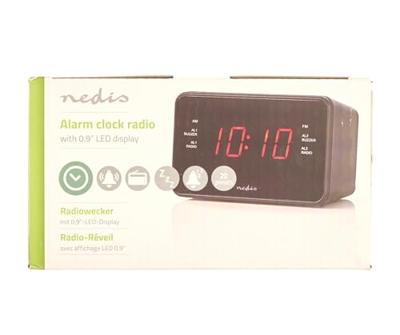 Nedis CLAR002BK Digitale Wekkerradio Led Van 0,9" Fm 20 Voorkeuze-instellingen Sluimeren - thumbnail