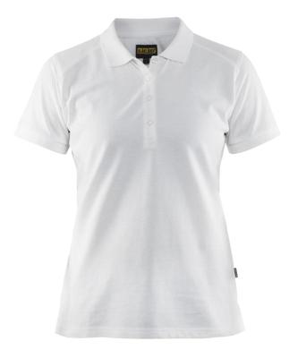 Blåkläder Dames poloshirt piqué 33901050 | Wit | Maat L - 7330509500309 Blåkläder Dames poloshirt piqué 33901050 | Wit | Maat L - 7330509500309