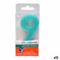 Kaars Nº 9 Verjaardag (12 Stuks) - thumbnail