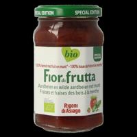 Aardbeien en wilde aardbeien met munt jam bio 250 Gram - thumbnail