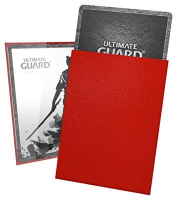 Ultimate Guard Katana Sleeves Standard Size (100) - Red