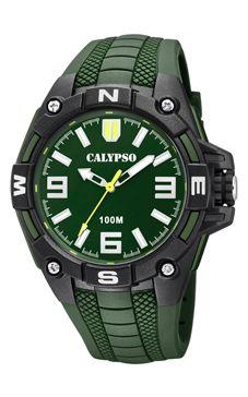 Horlogeband Calypso K5761-5 Silicoon Groen Horlogeband Calypso K5761-5 Silicoon Groen