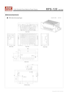 MEAN WELL RPS-120-48 Schakelnetvoedingsmodule 48 V/DC 2.5 A 120 W, 80 W