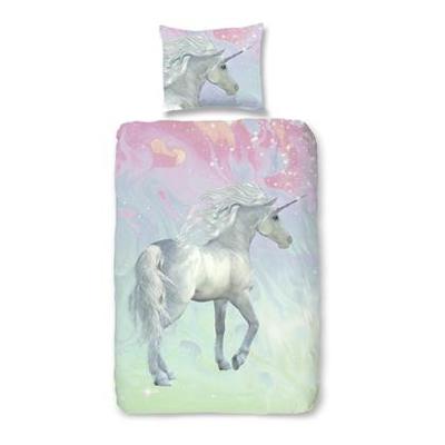 Good Morning Kinderdekbedovertrek "eenhoorn" - Multi - (140x200/220 cm) - Katoen