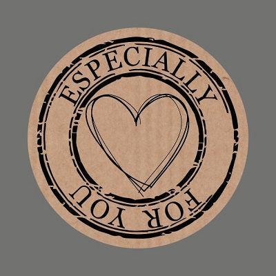 Etiket Especially for you - kraft 35mm