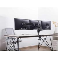 Equip 650134 triple monitorarm Zwart - thumbnail