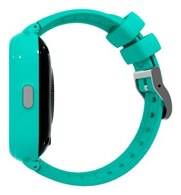 SaveFamily ICONIC PLUS 2 .connected horloge met GPS voor kinderen, WhatsApp, Spotify, AI, videogesprekken, muziek, Bluetooth, App Store, SOS, chatten, beveiligde zone (stijl Mint, Iconic plus 2)