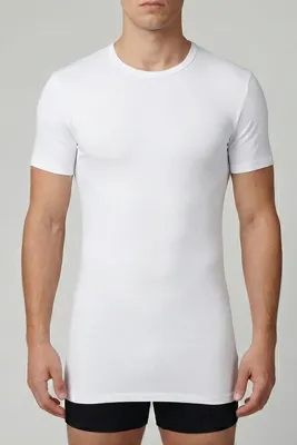 Extra lang heren T-shirt korte mouw - Ondershirt heren - wit en zwarte t-shirts - M - M - M - M - M - M - M - M - M - M - M - M - M - M