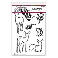 Ranger Ink Ranger • dina wakley media cling stamps fawns - thumbnail