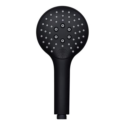 Smart handdouche rond 3-standen kunststof mat zwart