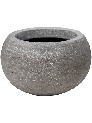 Baq Polystone Plain Bowl Grey, 17x11cm