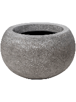 Baq Polystone Plain Bowl Grey, 17x11cm - thumbnail