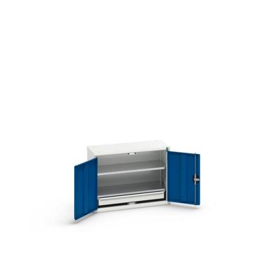 Bott Verso Eco Wandkast | 800x350x600mm | 2 Legborden | 1 Lade | RAL 5010 - 16929103.11