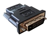 Techly DVI-D - HDMI M/F DVI-D HDMI Zwart kabeladapter/verloopstukje - [IADAP-DVI-HDMI-F] - thumbnail