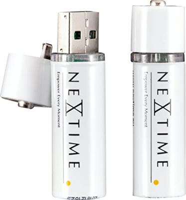 4 Oplaadbare AA USB batterijen NeXtime - thumbnail