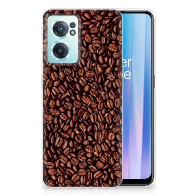 OnePlus Nord CE 2 5G | Siliconen Case | Koffiebonen OnePlus Nord CE 2 5G | Siliconen Case | Koffiebonen