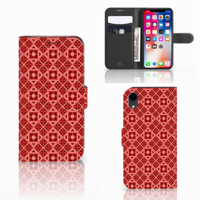 Apple iPhone Xr | Telefoon Hoesje | Batik Rood - thumbnail
