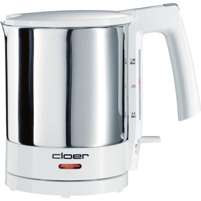 Cloer 4711 Waterkoker 1.5L 1800W RVS/Wit