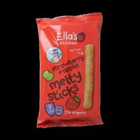 Melty sticks strawberry/apple 7+ mnd bio 16 Gram - thumbnail