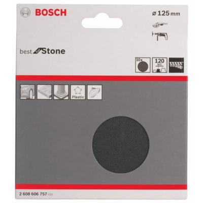 Bosch Accessories 2608606757 Schuurpapier voor schuurschijf Ongeperforeerd Korrelgrootte (num) 120 (Ø) 125 mm 10 stuk(s) Bosch Accessories 2608606757 Schuurpapier voor schuurschijf Ongeperforeerd Korrelgrootte (num) 120 (Ø) 125 mm 10 stuk(s)